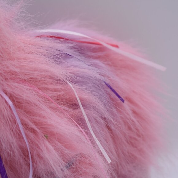 Webkinz Retired Ribbon Yorkie HM410 New w Code Pink & Purple 8” Retired Stuffed - Picture 4 of 8